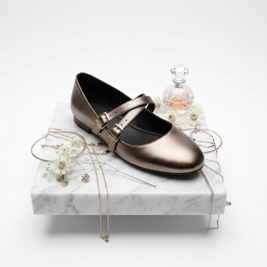 ballerina-mary-jane-inox-metalico-still-life-luminoso-masstige