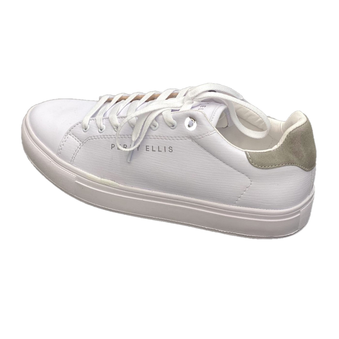 Tenis clasicos perry ellis Claudio pe8543 blanco – avocado zapatos