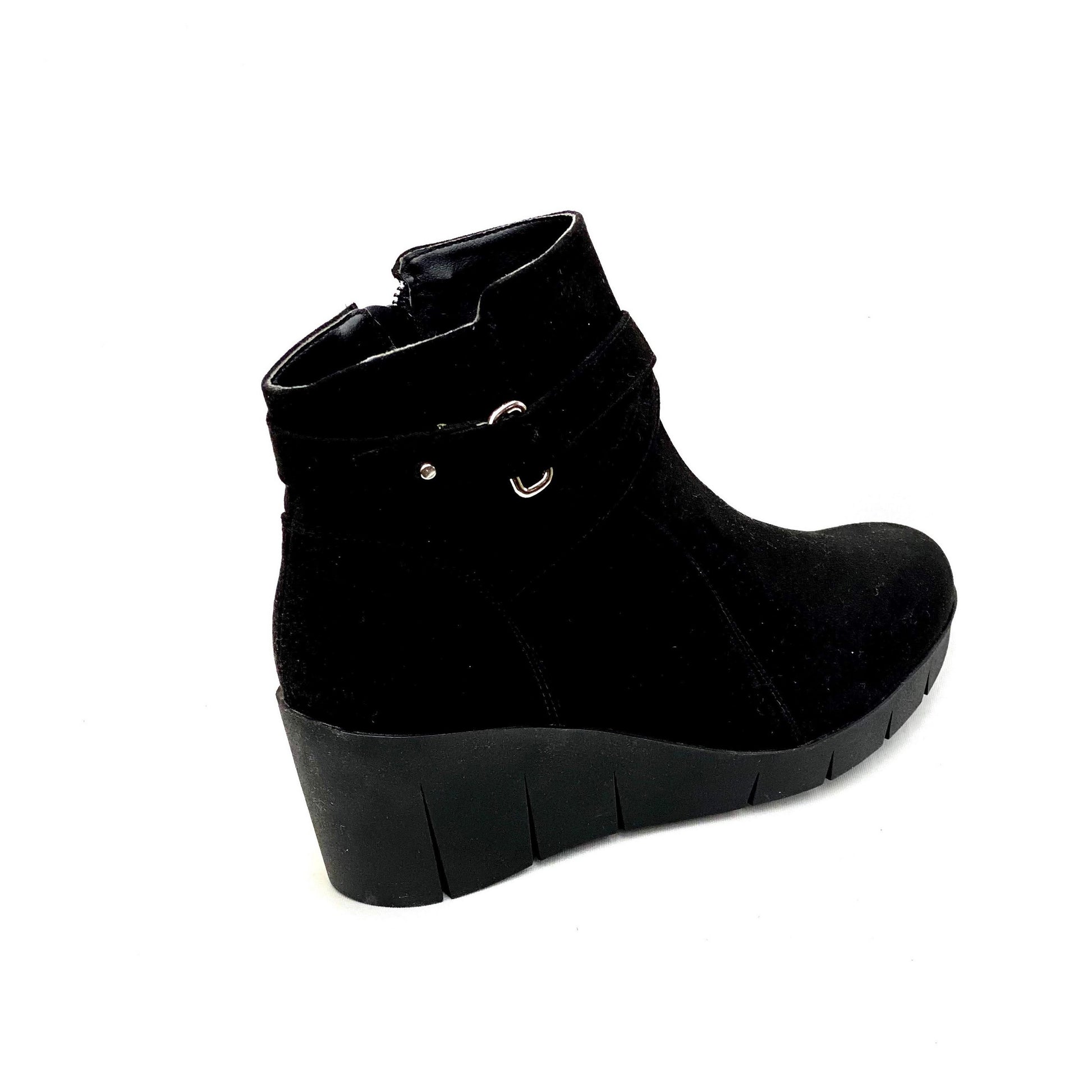 Puente Botines De Tacon Corrido Para Mujer Zapatos Con Tacon