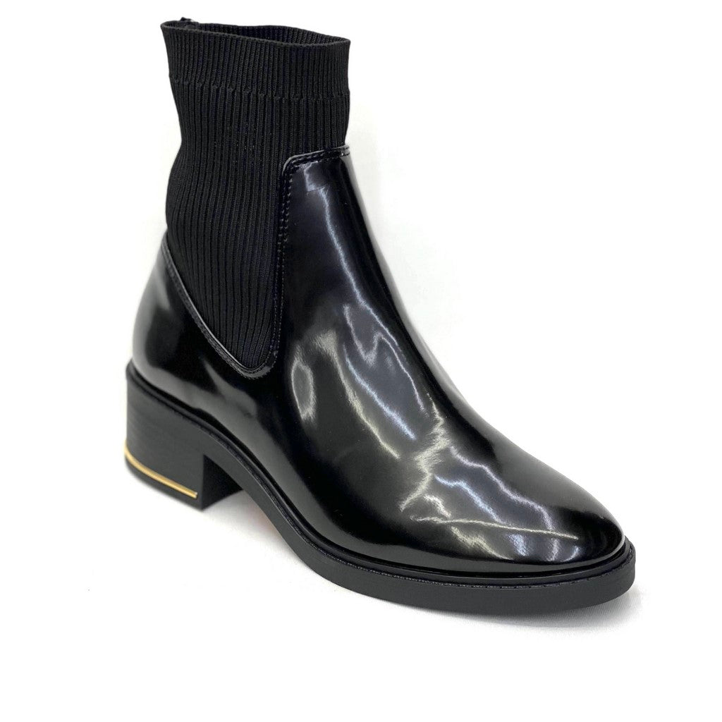 botin sa1563 negro tubo calcetin 